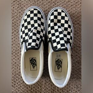 Classic Slip-On Checkerboard Shoe (Women's 8.5/Men's 7)